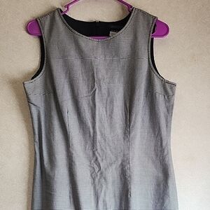 Tommy Hilfiger Black and White Sleeveless Dress